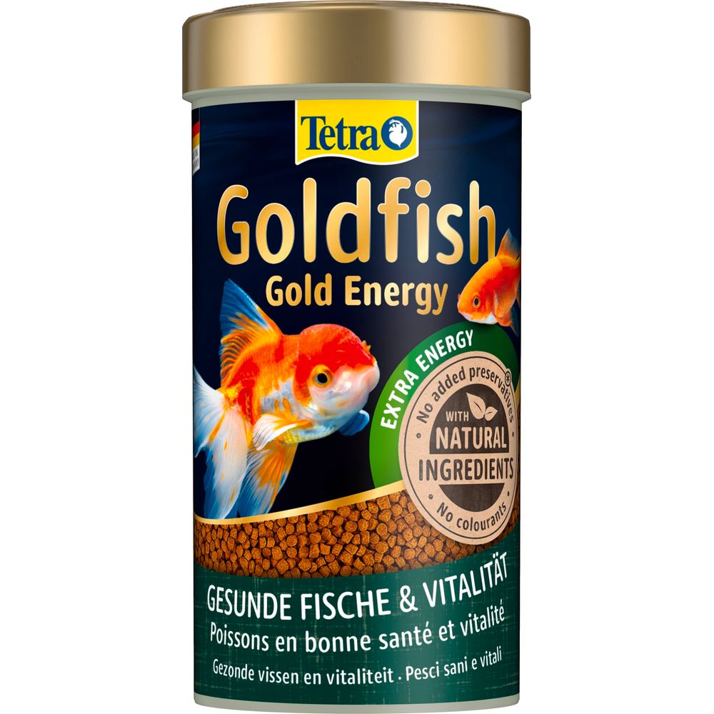 Aliment complet pour poissons rouges Goldfish Gold Energy : 250 ML