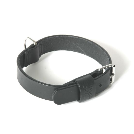 Collier pour chiens bords ronds noir : L.35/75cm noir