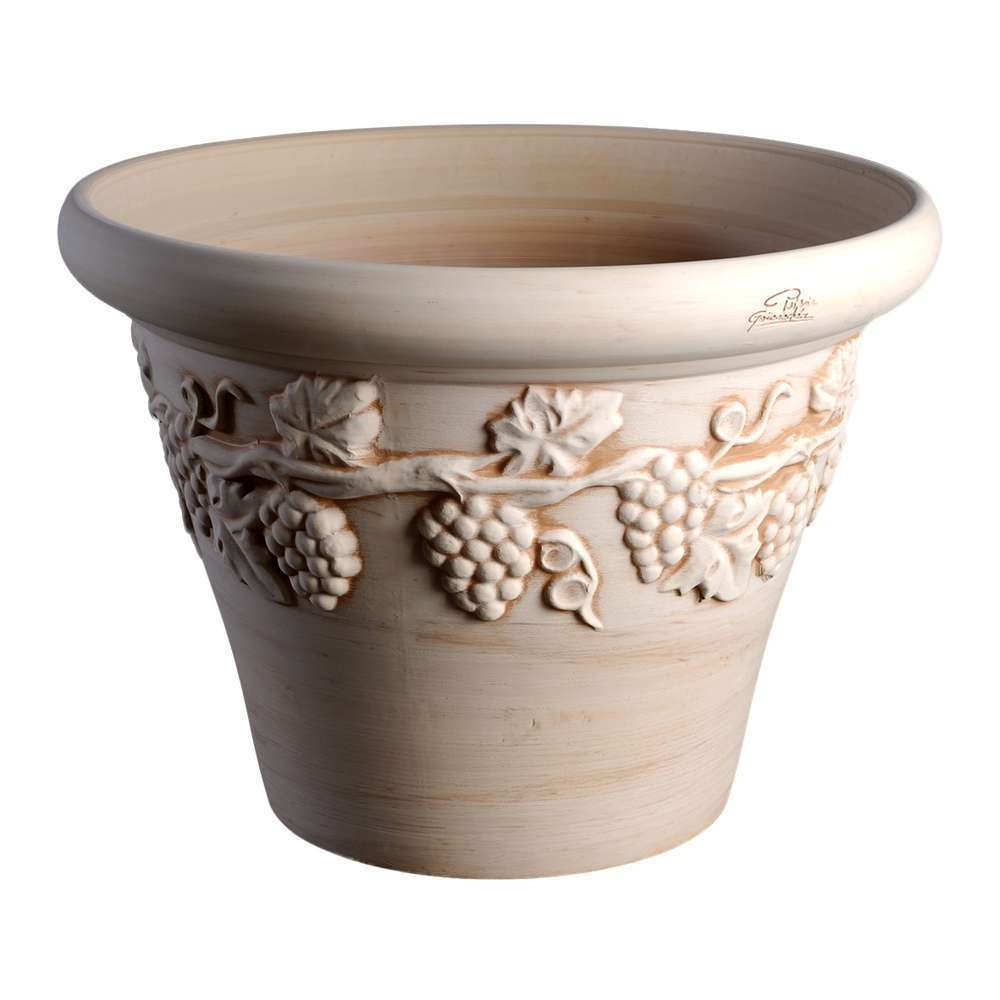 Cuvier Raisin en terre cuite Ø 47 x H. 36cm