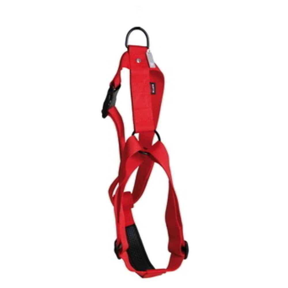 Harnais réglable pour chiens, en nylon, rouge 20-50/70