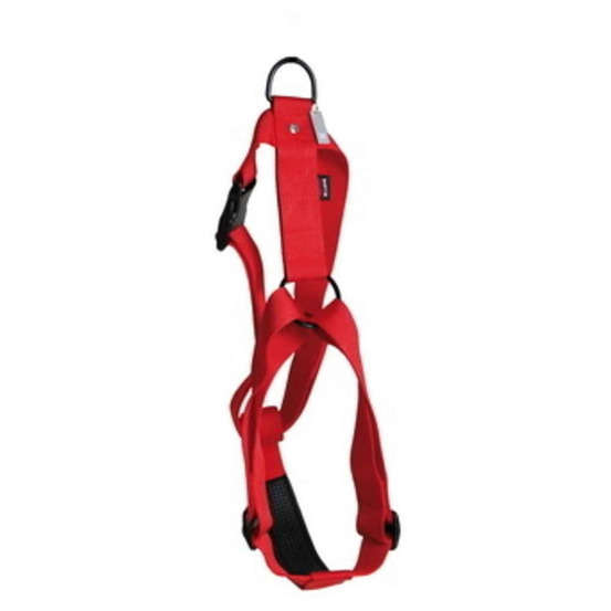 Harnais réglable pour chiens, en nylon, rouge 20-50/70