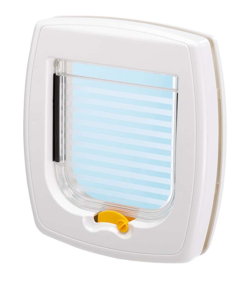 Chatière plastique blanche