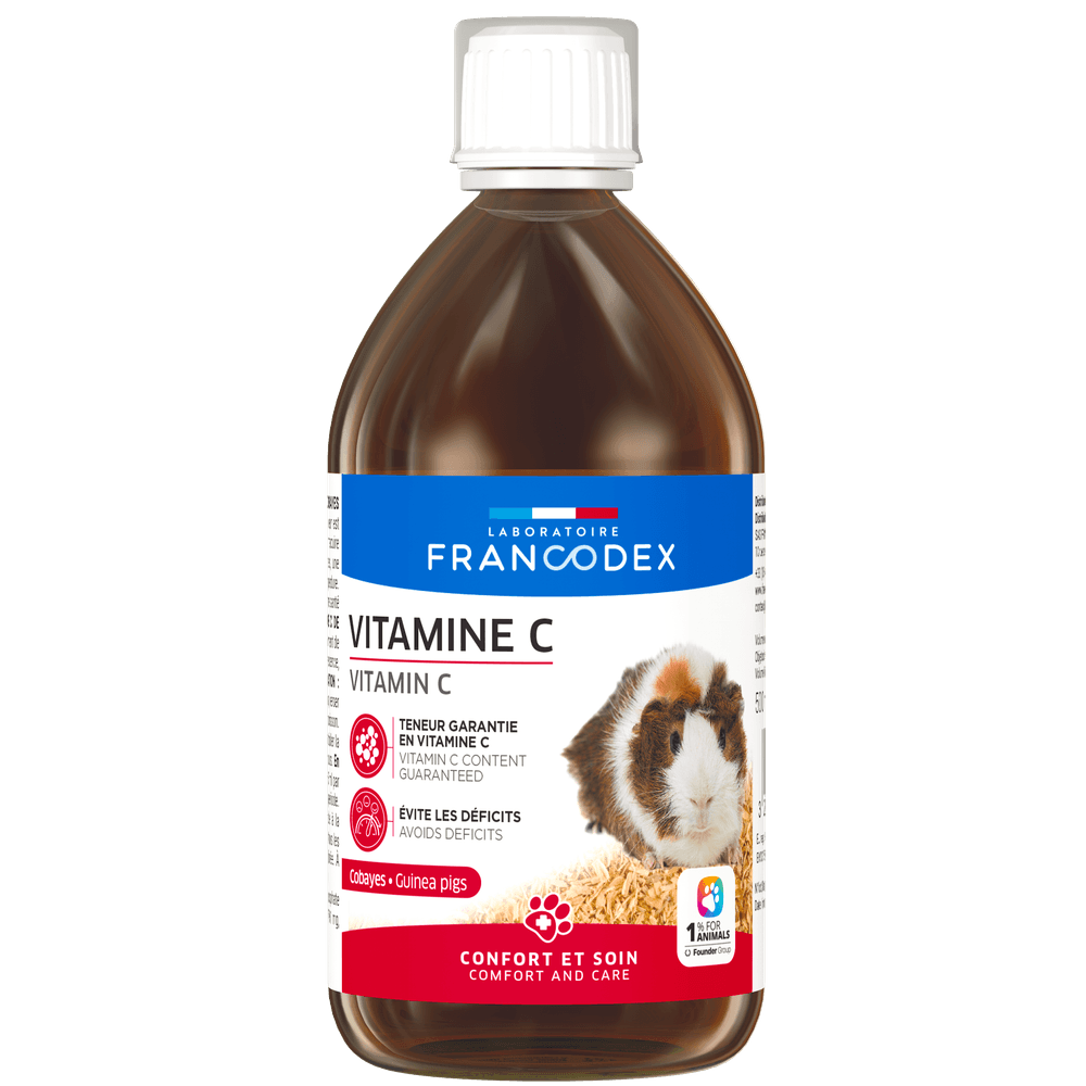Aliment complémentaire Vitamine C pro pour cobaye : 500ml