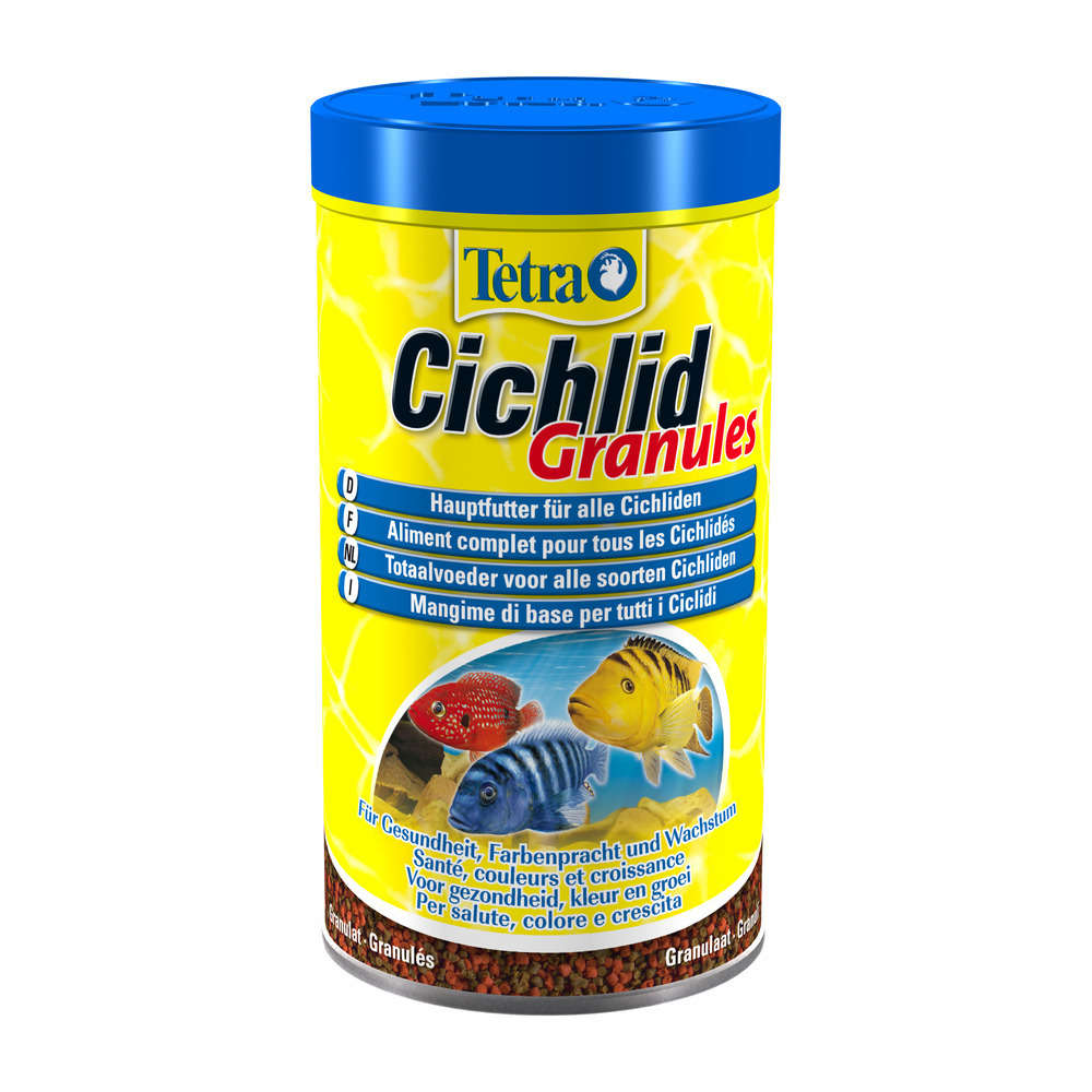Aliment complet cichlidés de taille moyenne TetraCichlid Granule 500ML