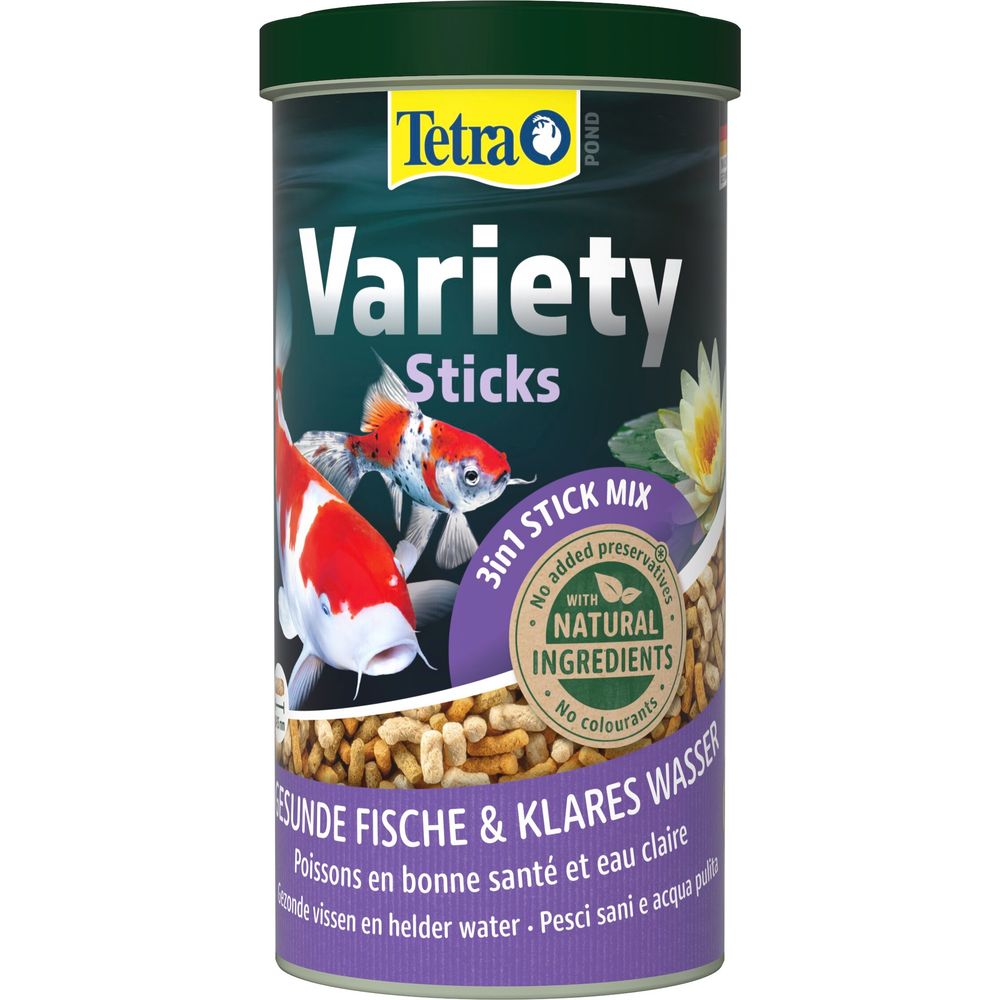 Pond Variety sticks, alimentation pour poissons de bassin - 1L
