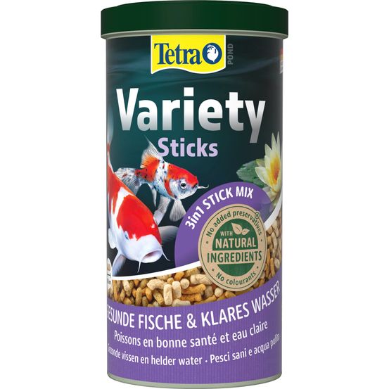 Pond Variety sticks, alimentation pour poissons de bassin - 1L