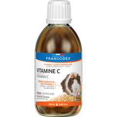 Aliment complémentaire Vitamine C pour cobaye : 250ml Francodex
