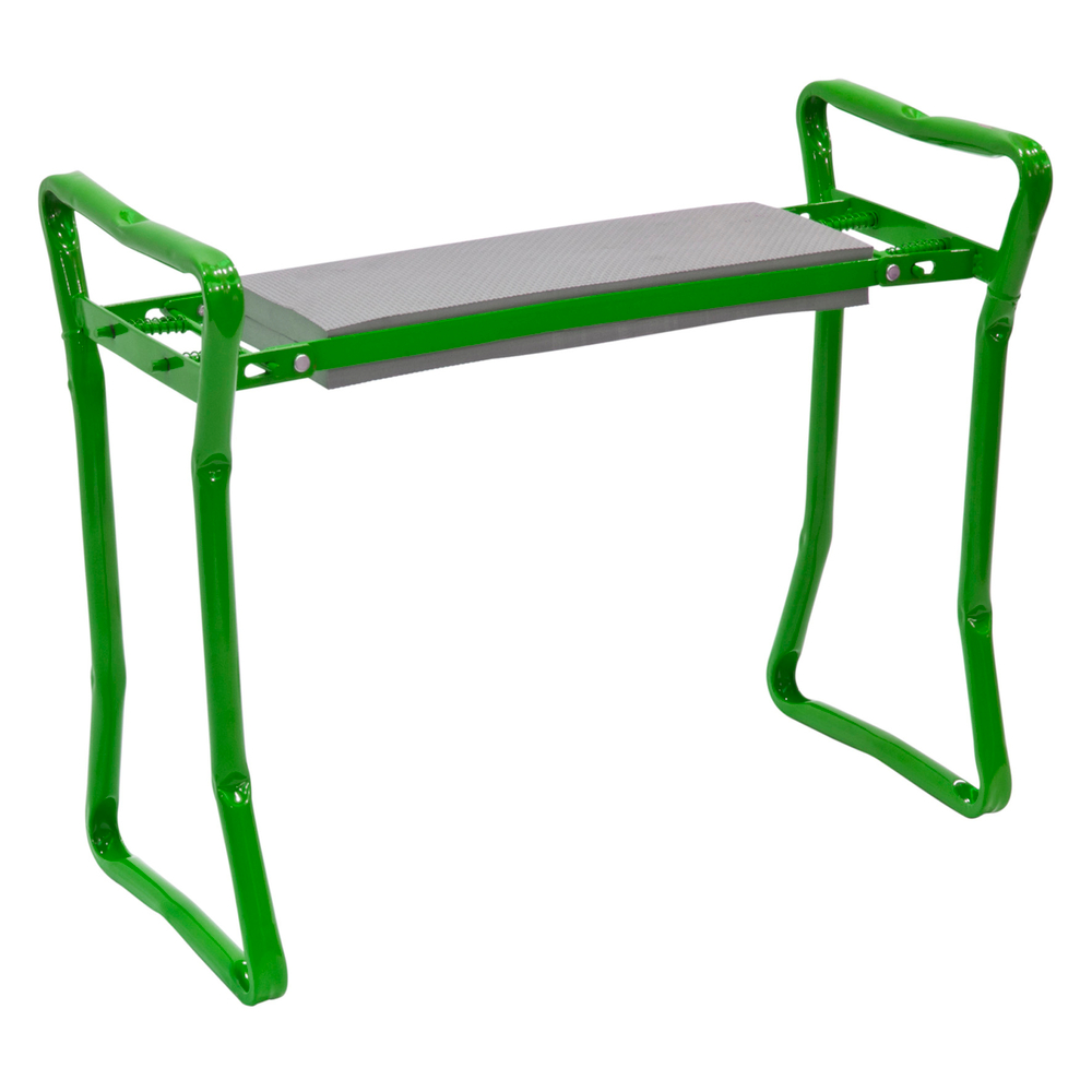 Tabouret agenouilloir en métal, pliable