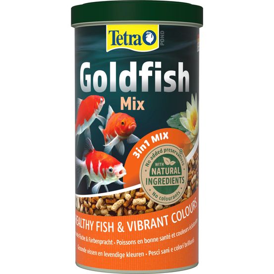 Pond Goldfish Mix, alimentation pour poissons rouges en bassin - 1L