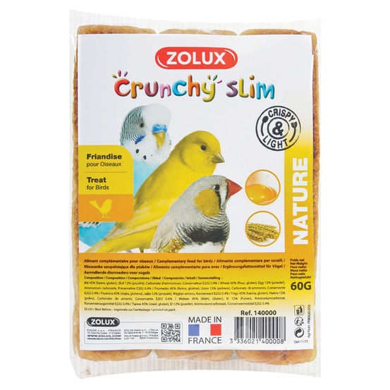 Friandise pour oiseaux Nutrislim : Echaudés par 3
