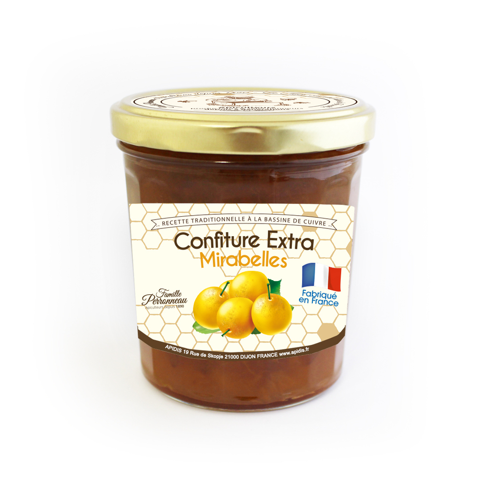 Confiture au miel, le pot de 375g - Mirabelles