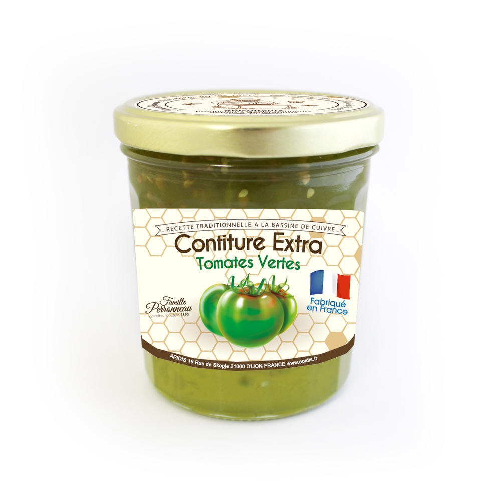 Confiture au miel, le pot de 375g - Tomate verte