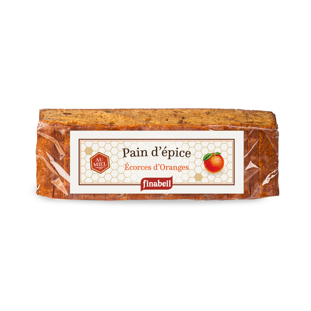 Pain d'epices écorces d'orange 300gr