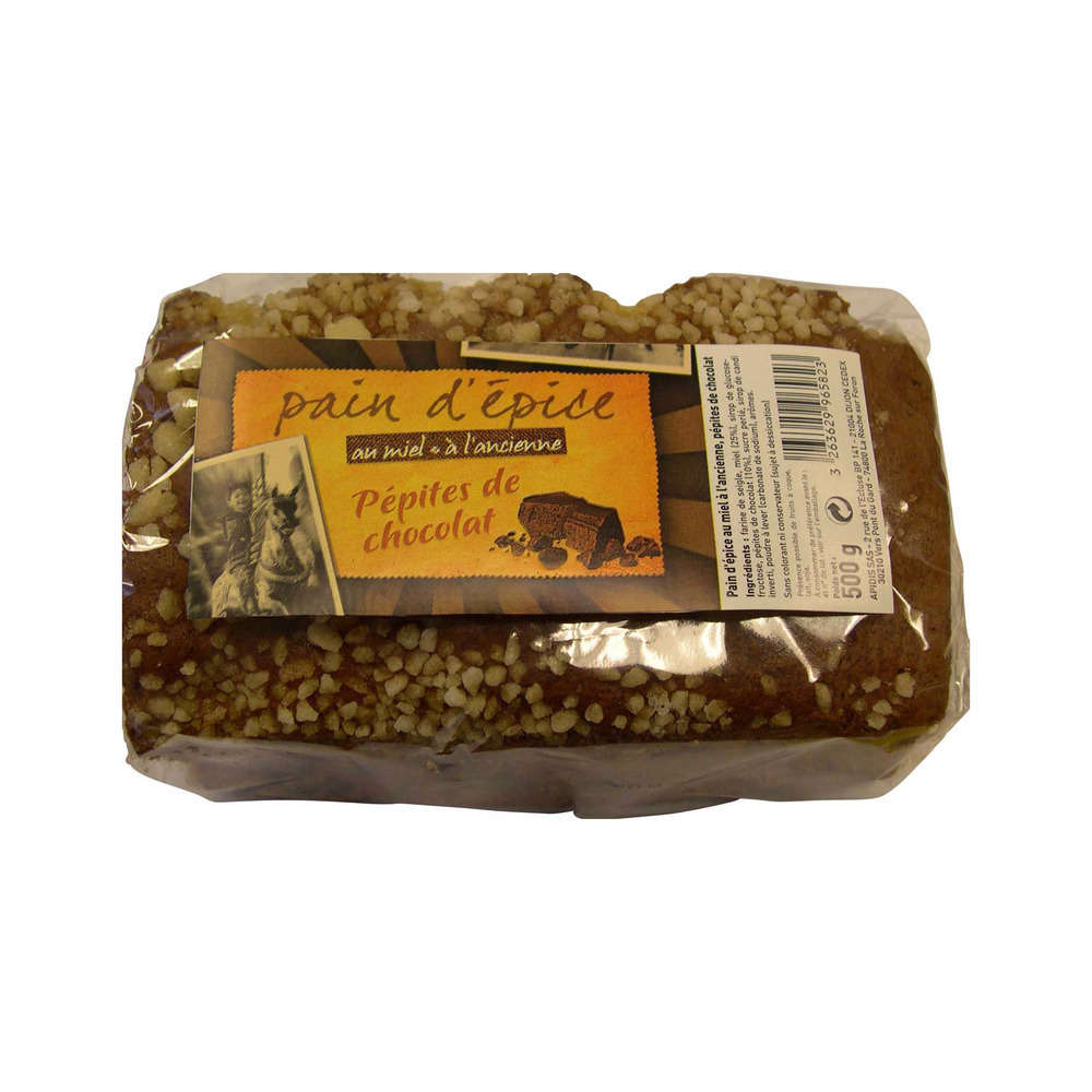 Pain d'épices à l'ancienne chocolat 500gr