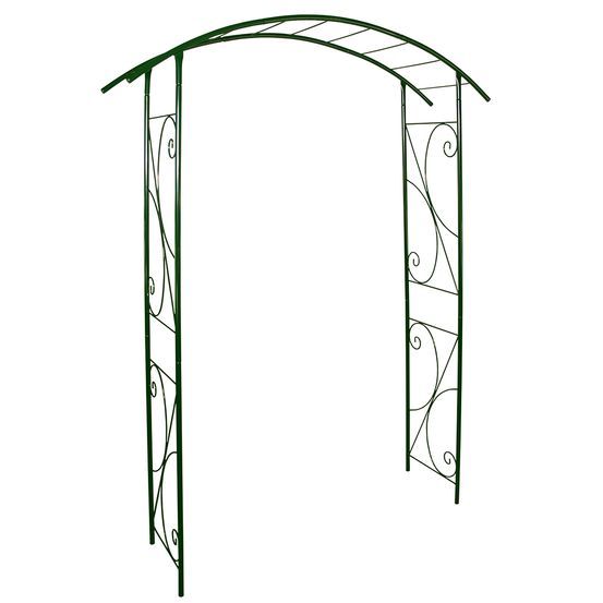Arche double tube rond - coloris vert olive H.250xL148xl.40 cm
