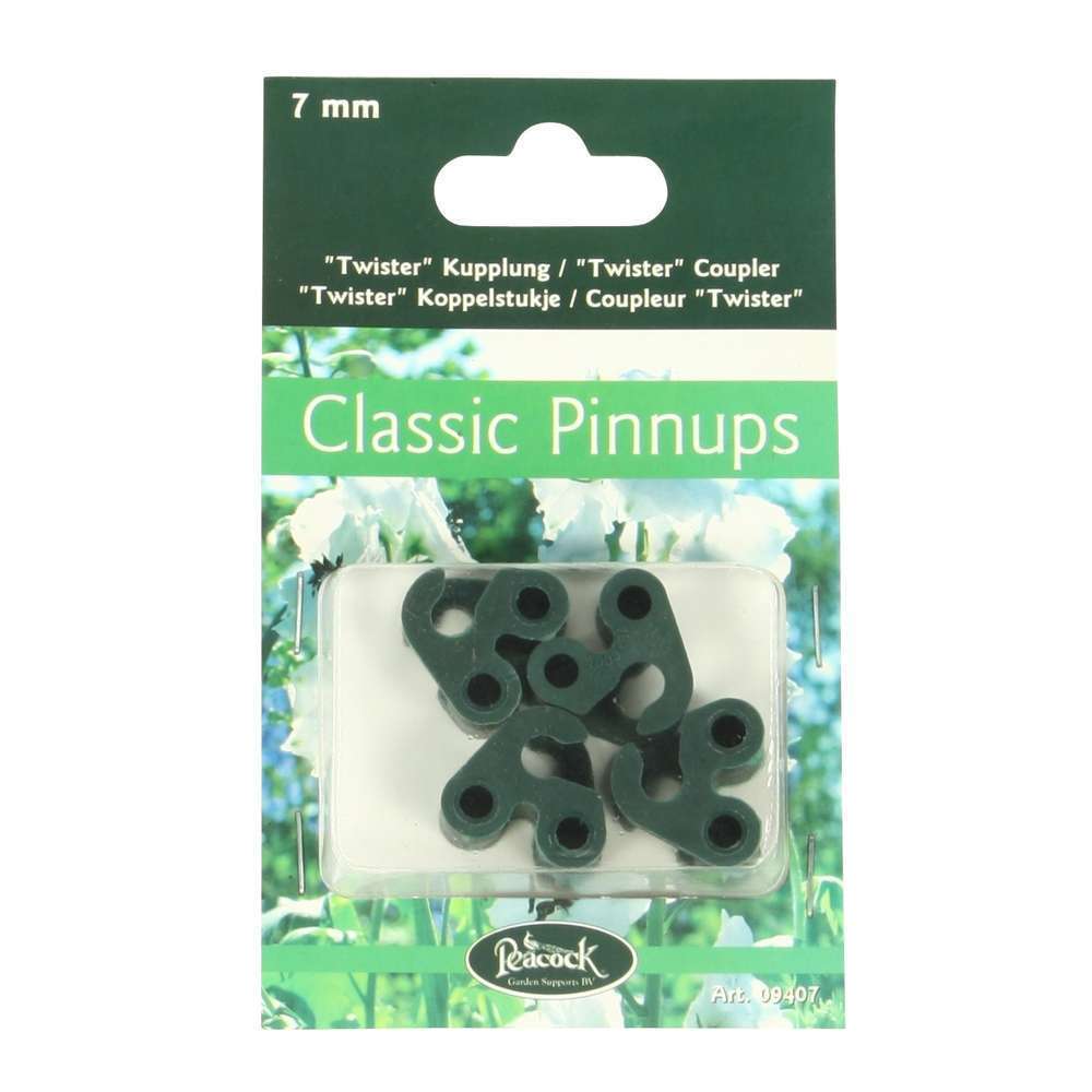 Coupleur additionnel 7mm pour tuteur Pinnups en métal (4 pièces)
