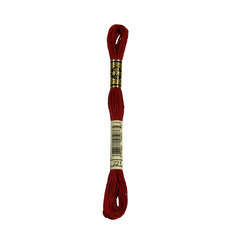 Echevette de coton mouliné spécial, 8m - Rouge de mars - 221