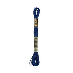 Echevette de coton mouliné spécial, 8m - Bleu nuit - 312