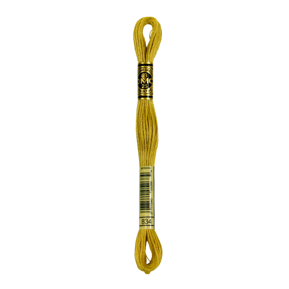 Echevette de coton mouliné spécial, 8m - Tisane verte - 834