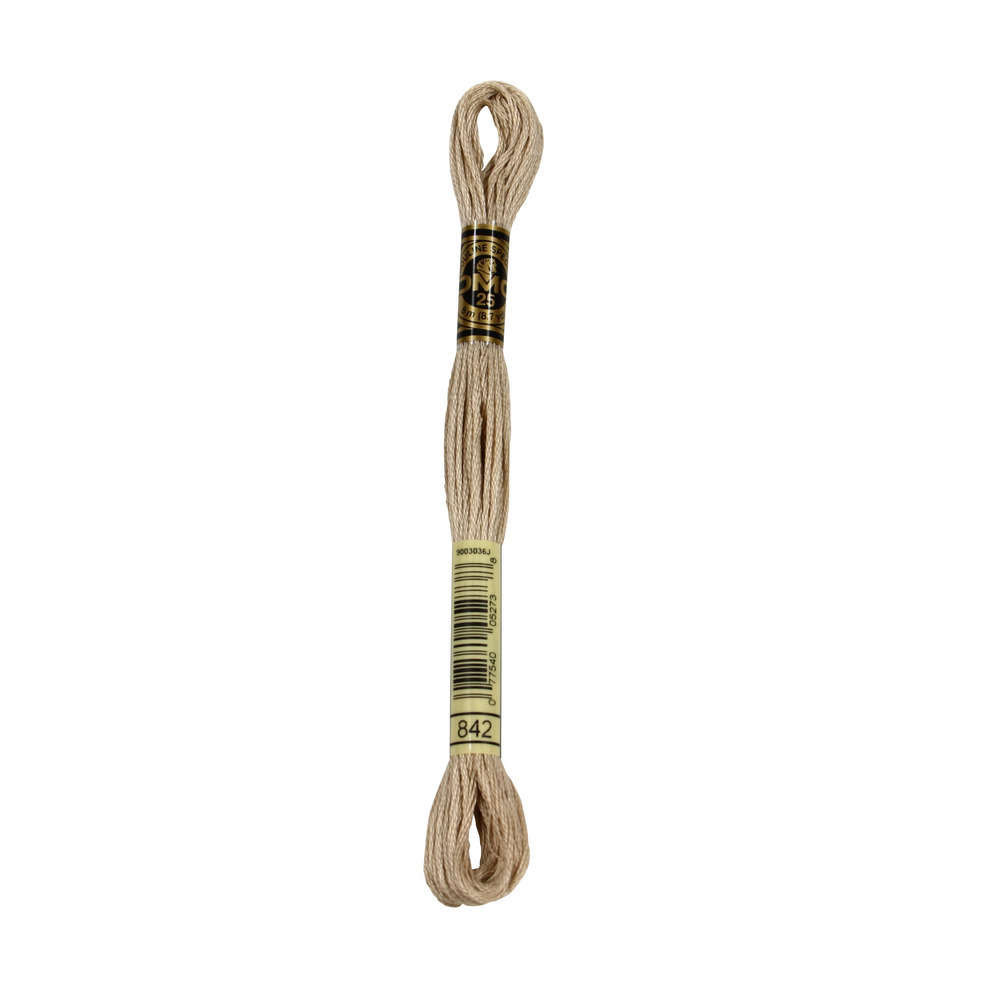 Echevette de coton mouliné spécial, 8m - Cordage beige - 842