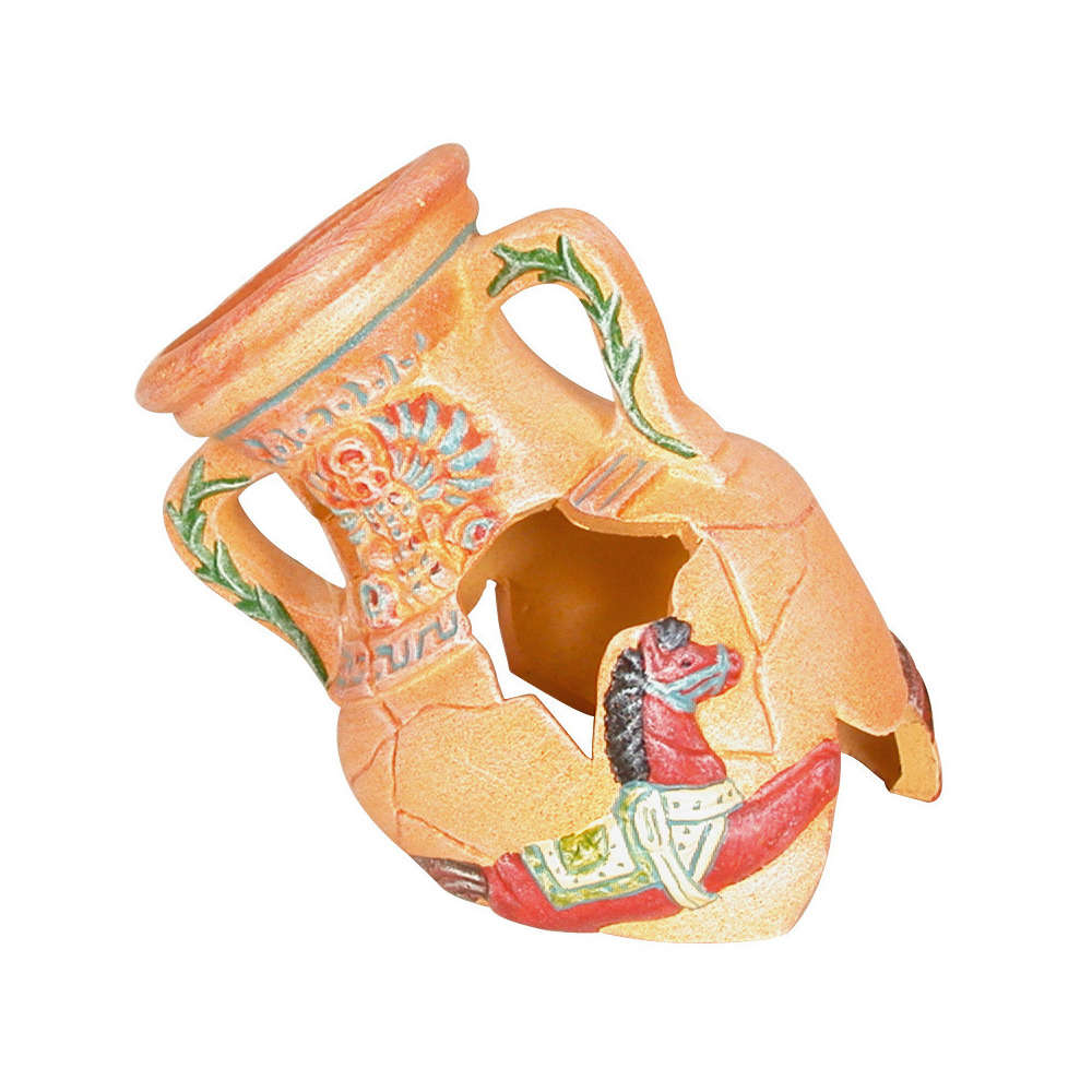 Décor col d'amphore pour aquarium : 13,5cm