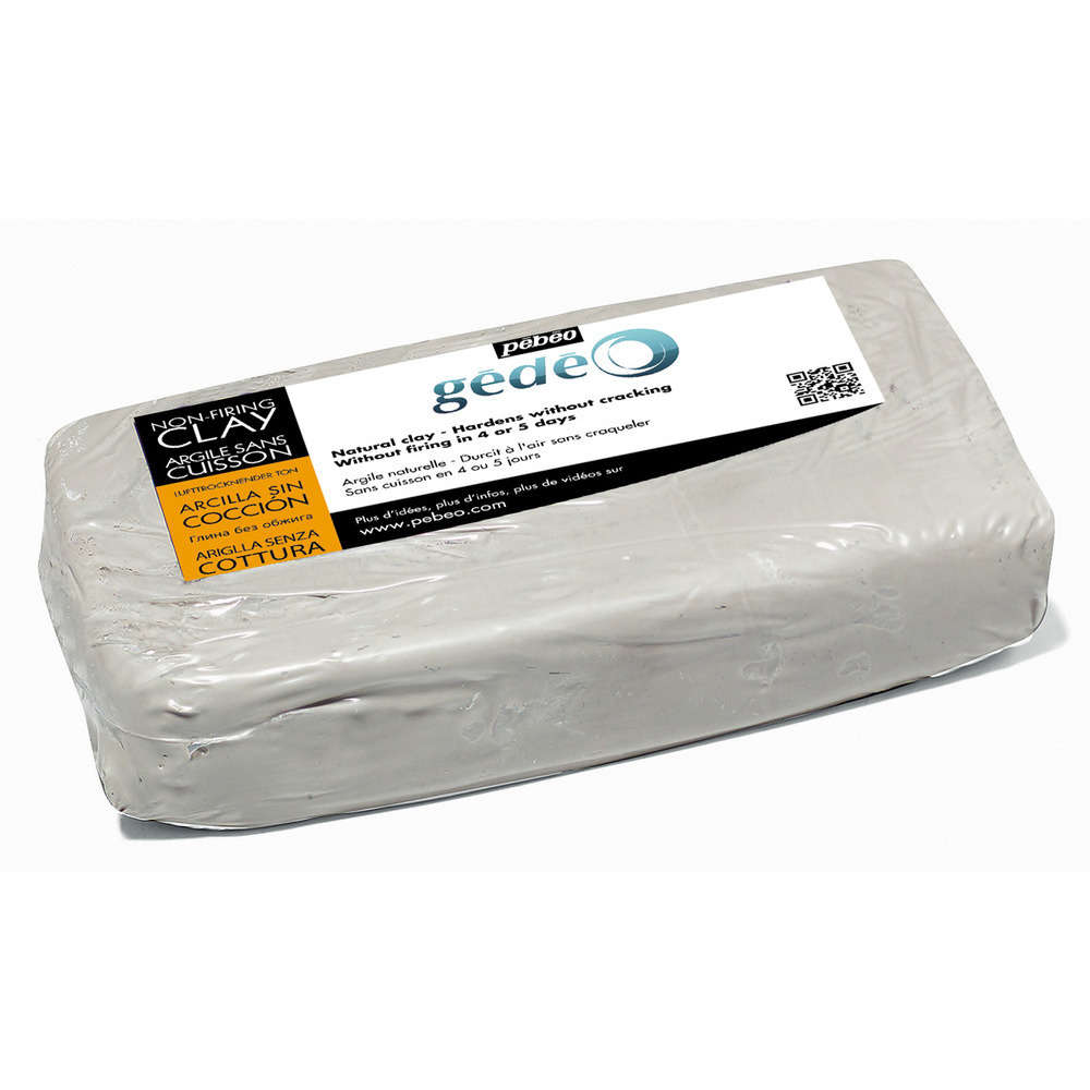 Argile sans cuisson blanche pain de 1,5kg 766302