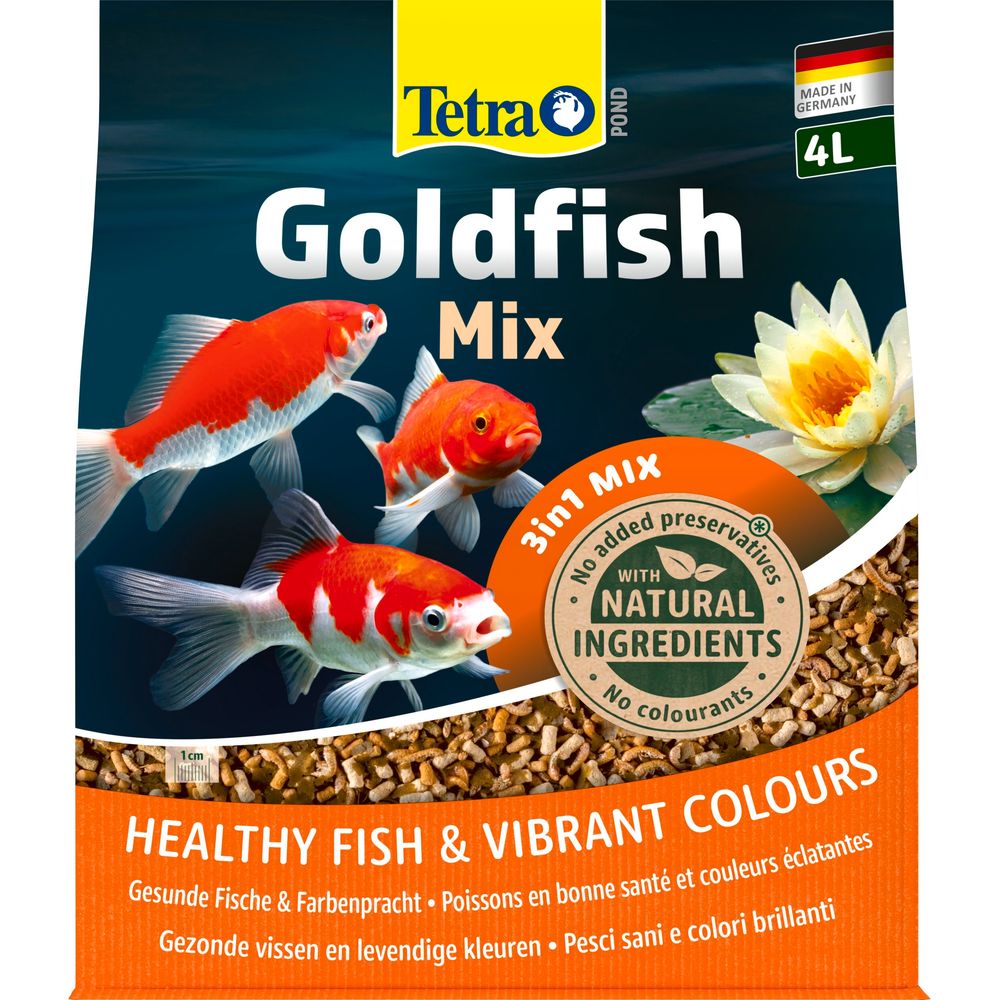 Pond Goldfish Mix, alimentation pour poissons rouges de bassin - 4L