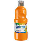 Gouache orange Giotto, le flacon de 500 ml prêt à l'emploi