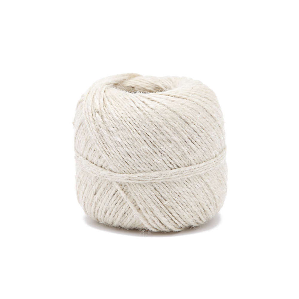 Pelote Jute Couleur Blanchi : 150m