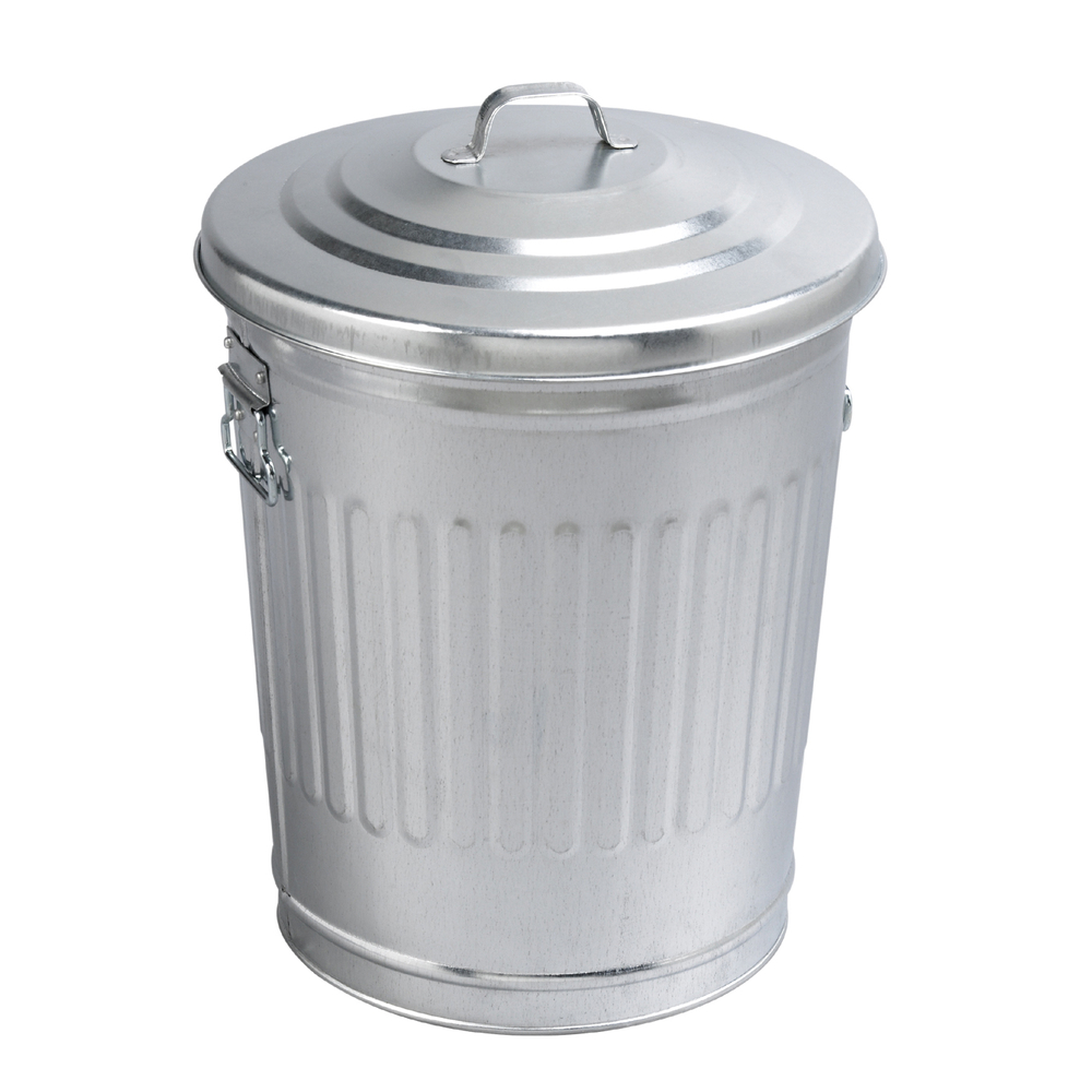 Poubelle type américaine galvanisée : Ø35 30L