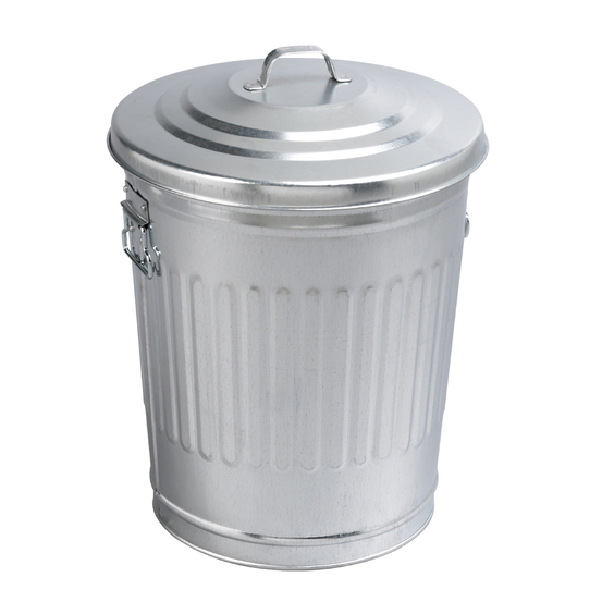 Poubelle type américaine galvanisée : Ø35 30L