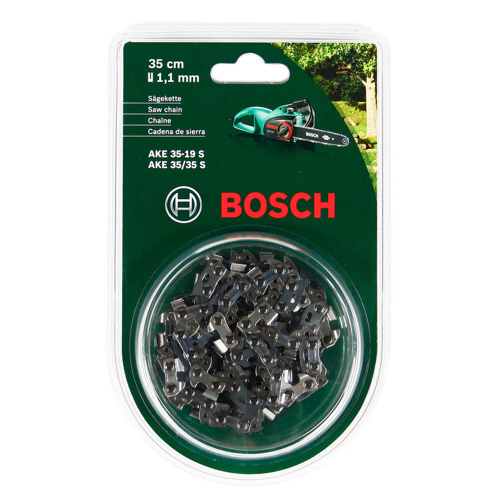 Bosch Home and Garden F016800257 - Chaîne de tronçonneuse Pour AKE 35-19 S/AKE  35 S - 1,1 mm : : Bricolage