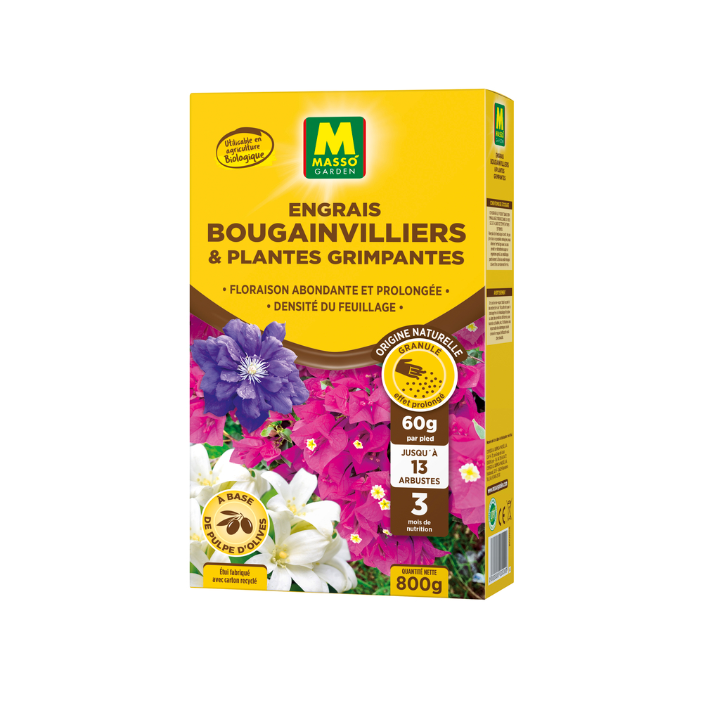 Engrais granulé pour Bougainvillées : 800g