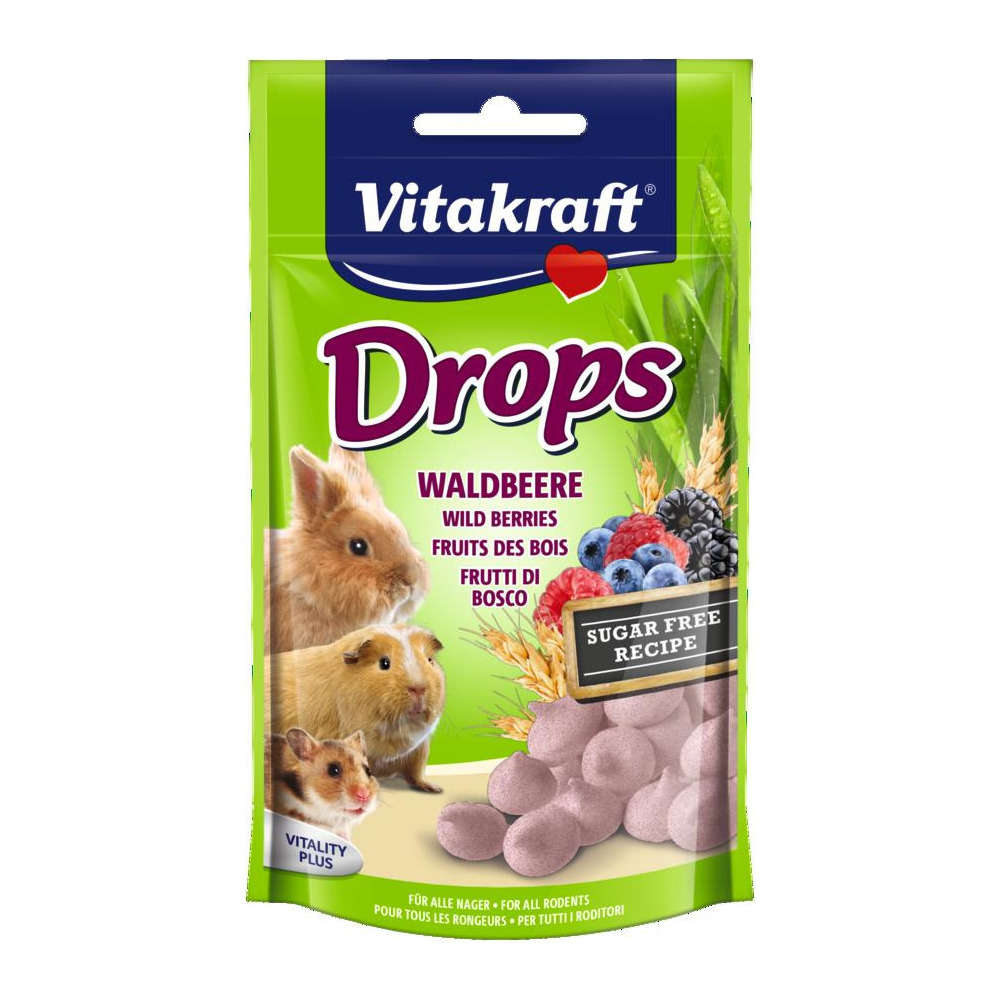 Drops aux fruits des bois lapins nains doypack 75gr