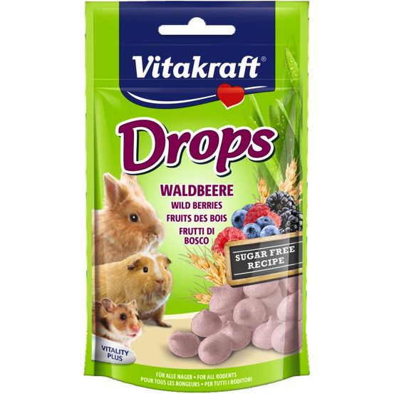 Drops aux fruits des bois lapins nains doypack 75gr