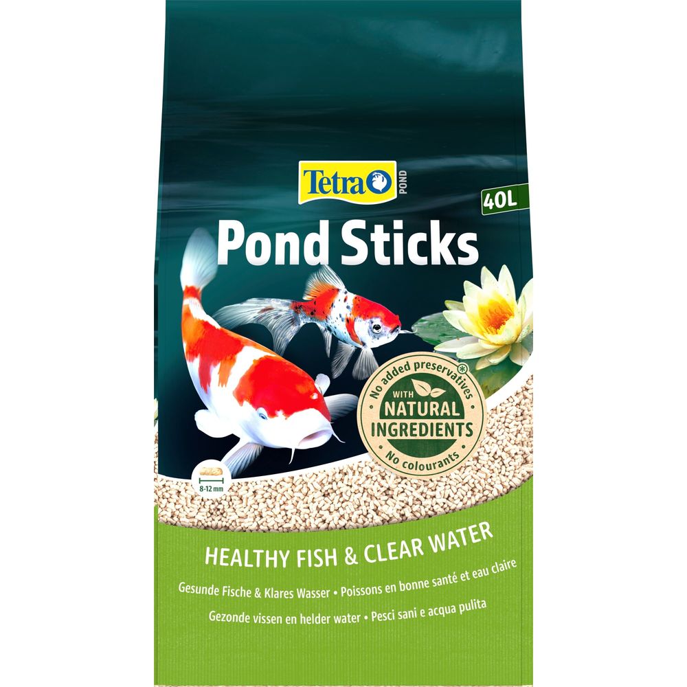 Tetrapond Sticks, alimentation pour poissons de bassin - 40L