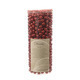 Guirlande de perles en plastique, rouge noël L.10m