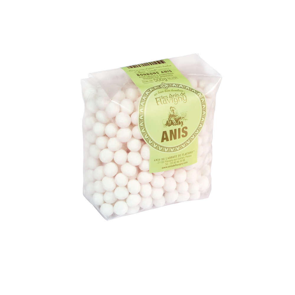 Bonbon Anis de Flavigny: sac 500g anis