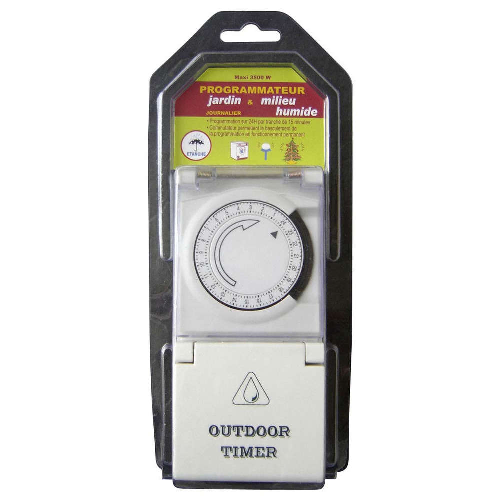 Programmateur journalier jardin pour aquarium