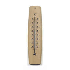 Thermomètre : bois, 25cm