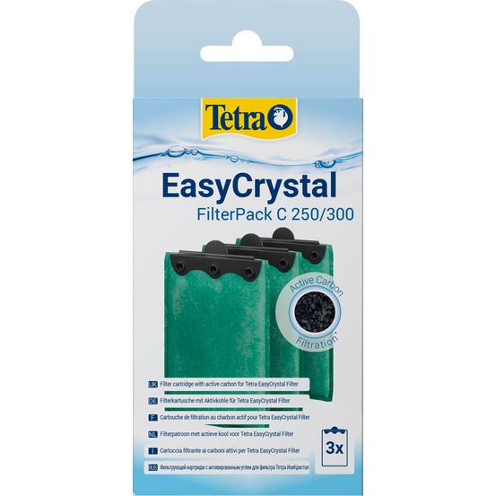 Cartouches de filtration charbon actif pour filtre Tetra Easy Crystal