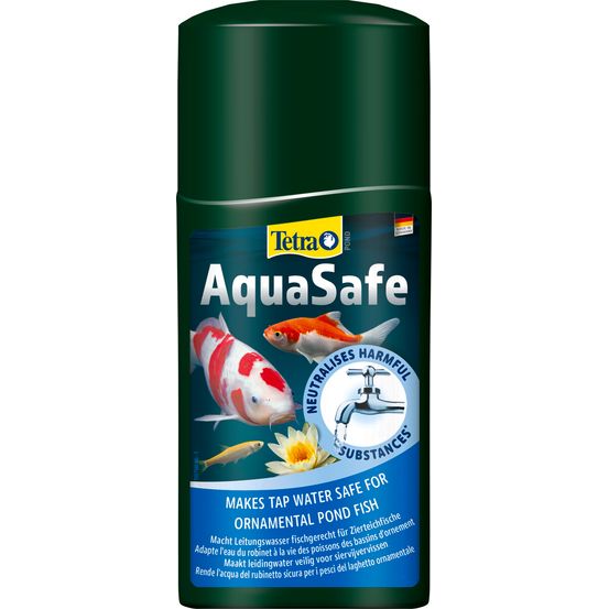 Conditionneur d'eau pour bassin de jardin Aquasafe : 250 ml