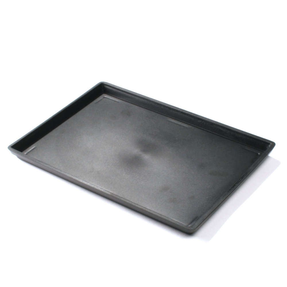 Soucoupe rectangulaire, en plastique L. 33 x l. 23 cm