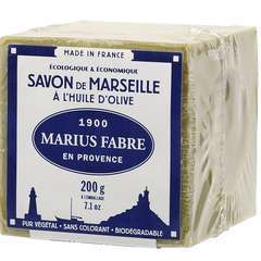 Savon de Marseille, 200 g - Vert, à l'huile d'olive