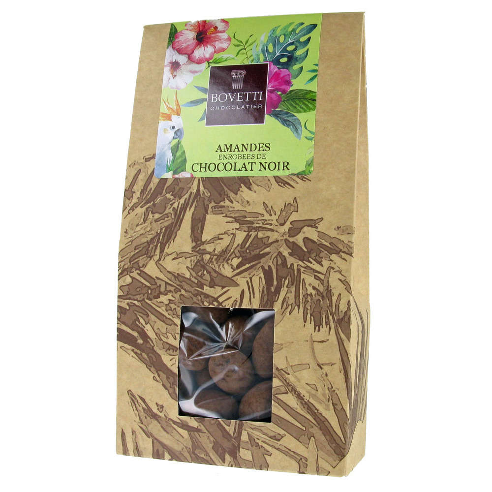 Amandes enrobées choc noir etuis 120g
