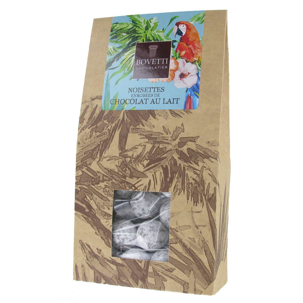 Etui noisettes enrobees chocolat au lait 120g
