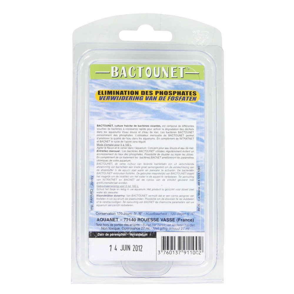 Bactounet pour aquarium : 27ml