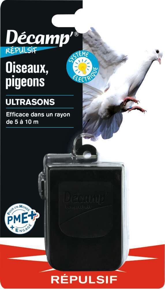 Le boîtier ultrason anti pigeon à hautes fréquences modulées - Repulsator