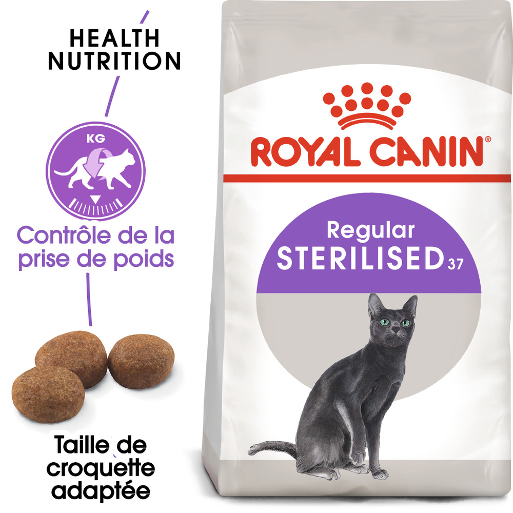 Croquettes chat Royal Canin Sterilised 37 : 10 kg