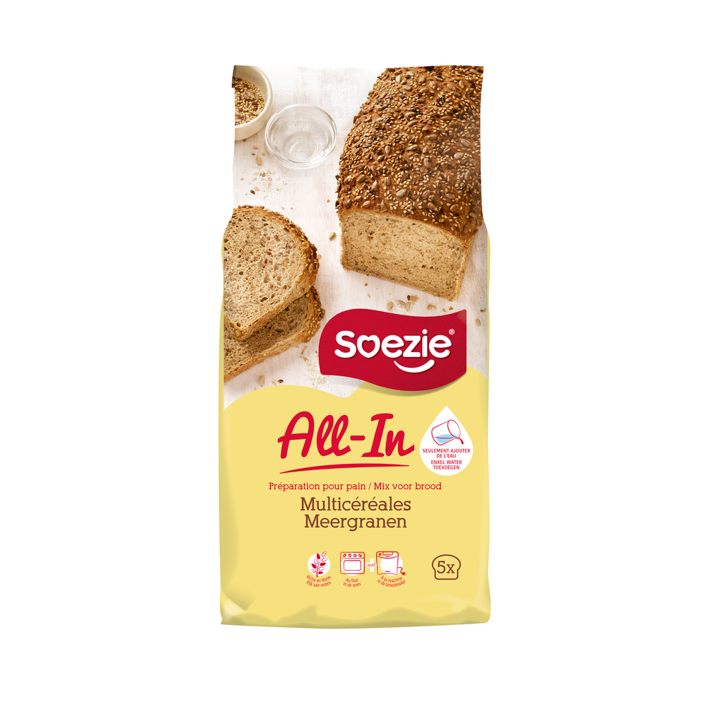 Farine All-In pour pain multicéréales, 2,5kg